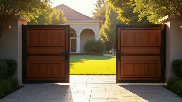 Transform your entryway with beautiful electric gates